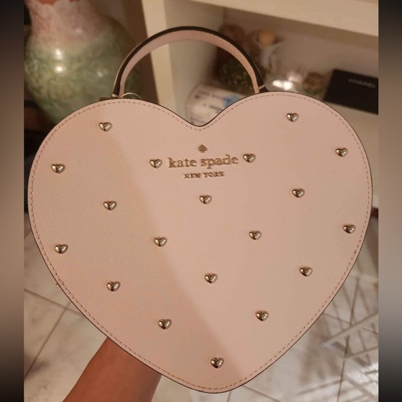 New Kate Spade Love Shack Embellished Heart Crossbody Bag - Picture 6 of 9